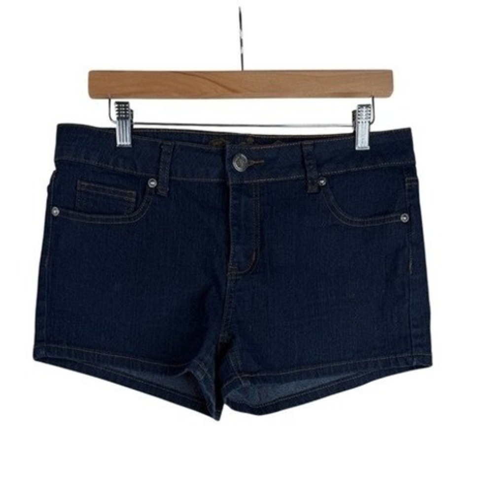 Wax Jean Denim Shorts size Large Dark Blue